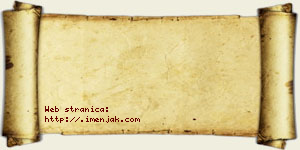 Valentina Mladenović vizit kartica